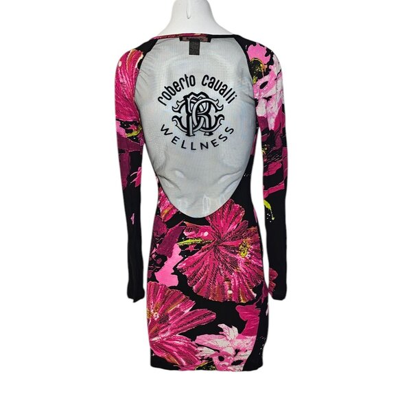 Roberto Cavalli Tops - Roberto Cavalli Wellness Line Y2K Shirt Dress, Tunic, Cover Up, Mesh, Size S